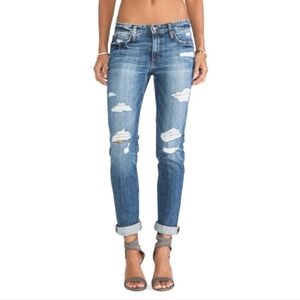Joe's Jeans Ex-Lover Low-Rise Distressed Jeans
